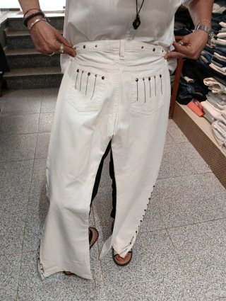 Pantalones Versace Jeans Couture Blancos