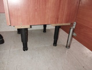 Mostrador recepción, color sapeli