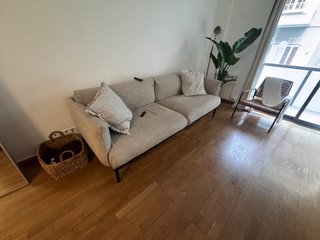 Sofá 3 plazas Ikea beige/gris