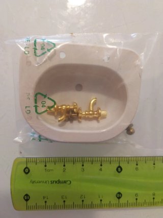 Lavabo o fregadero casa muñecas miniatura