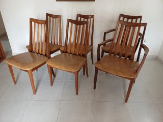 Sillas de comedor G Plan madera