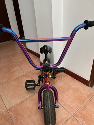 Mini BMX Bicicleta Cromada