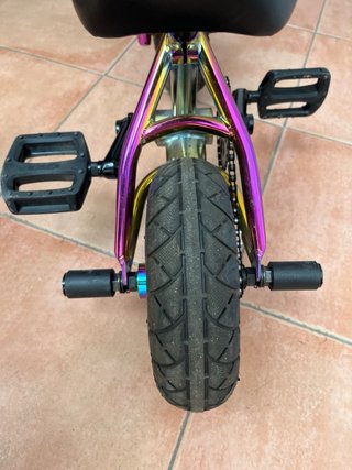 Mini BMX Bicicleta Cromada