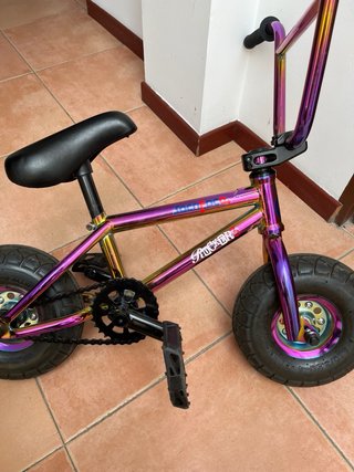 Mini BMX Bicicleta Cromada