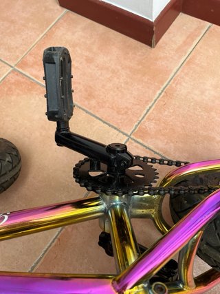 Mini BMX Bicicleta Cromada