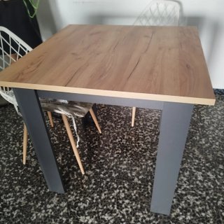 Mesa Comedor Cuadrada 80x80x77 No extensible