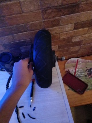 Motor patinete eléctrico con disco