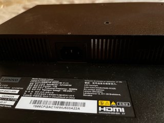 Monitor Lenovo para reparar
