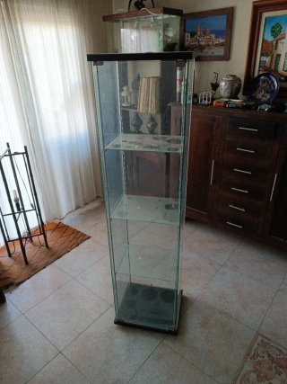 Vitrina de cristal 3 estantes