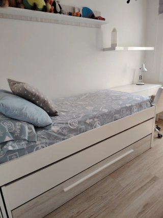 Cama nido con cajón de almacenaje