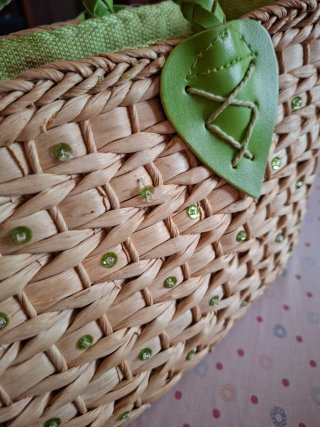Bolso Cesta Mimbre