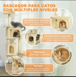 Árbol rascador para gatos