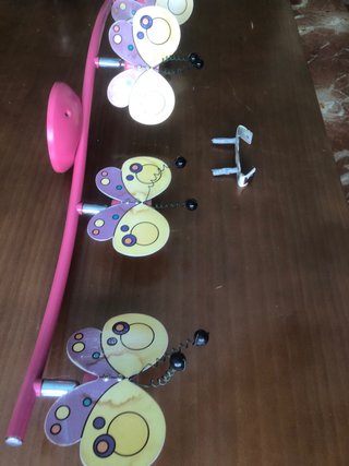Lámpara infantil mariposas