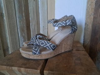 Sandalias cuña Toms mujer