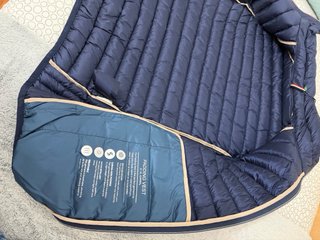 Chaleco plumífero ligero talla M