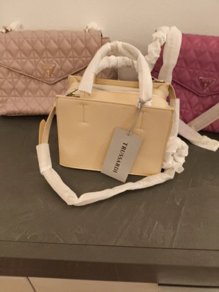 Borsetta Trussardi Beige e Rosa