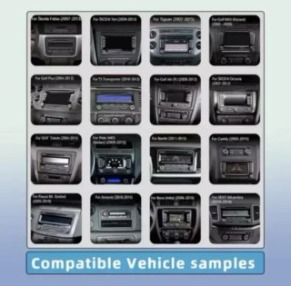 Pantalla Android VW Golf Passat Touran