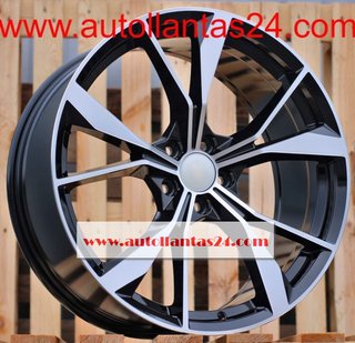 8817 JUEGO DE 4 LLANTAS VW BLACK METAL r011286