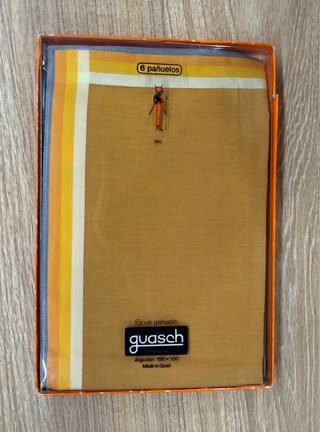 6 Pañuelos Guasch Algodón Vintage Señora