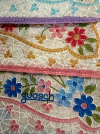 6 Pañuelos Guasch Algodón Vintage Señora