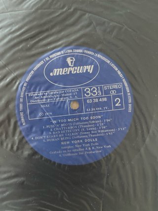 Vinilo New York Dolls - in too much too soon
