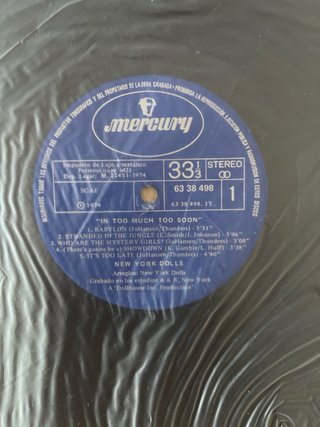 Vinilo New York Dolls - in too much too soon