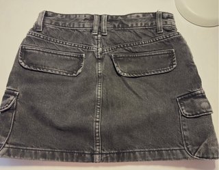 Falda cargo Zara negra Talla XS