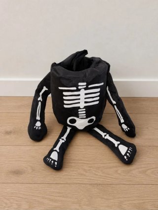 Bolsa de caramelos esqueleto Halloween