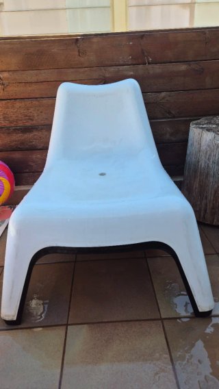 Tumbona Ikea Blanca Plástico