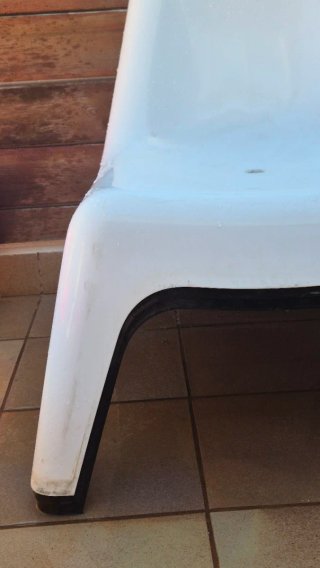 Tumbona Ikea Blanca Plástico