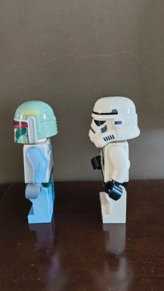 Lote 2 Despertadores Lego Boba Fett + StormTrooper