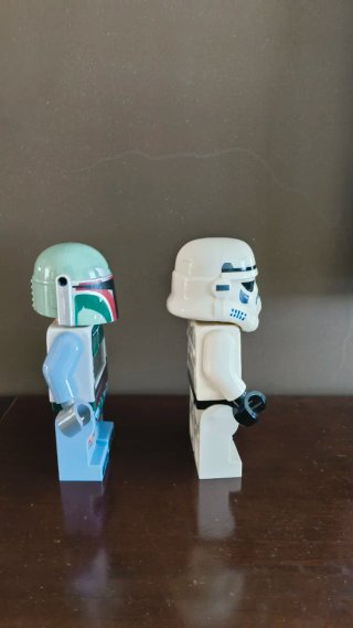 Lote 2 Despertadores Lego Boba Fett + StormTrooper