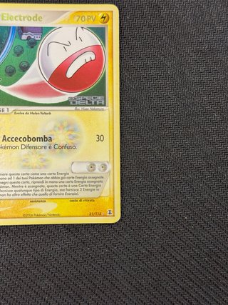 Carta Pokemon Holon Electrode EX Specie Delta