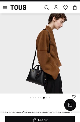 Bolso Tous City pequeño negro.