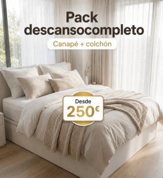 Pack Canapé + Colchón Matrimonio