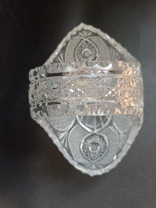 Cesta Cristal Bohemia Vintage Centro de Mesa