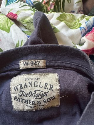 Camiseta manga larga Wrangler azul
