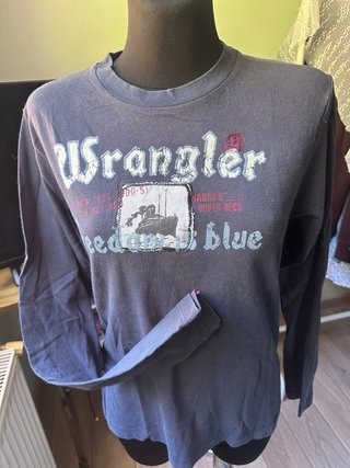 Camiseta manga larga Wrangler azul