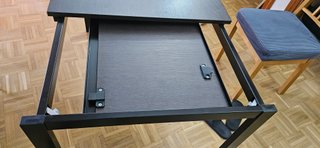 Mesa comedor extensible madera y metal