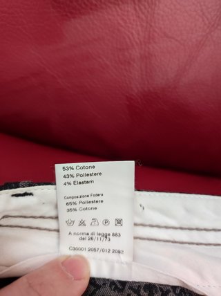 Pantaloni Cappellini Donna Tg. 42 Fantasia Grigio