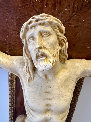 Crucifijo madera clásico INRI 60 cm