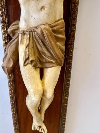 Crucifijo madera clásico INRI 60 cm