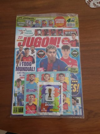Revista Jugón 231 Mundial 2026 + Cromos