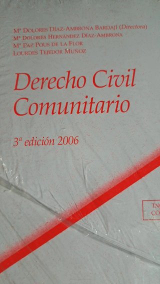 Derecho civil comunitario