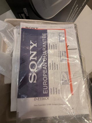 Sony Discman D-E555 ESP2 Nuevo en Caja