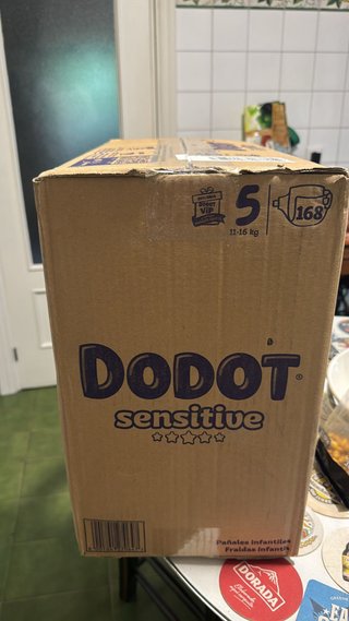 Pañales Dodot Sensitive Talla 5 (168 uds)