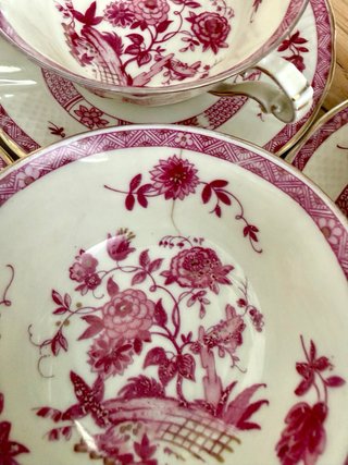 Bernardaud exclusivo juego de té de porcelana