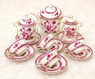 Bernardaud exclusivo juego de té de porcelana