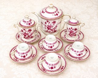Bernardaud exclusivo juego de té de porcelana