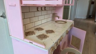 Cocinita de Madera para Niños - Rosa y Blanca